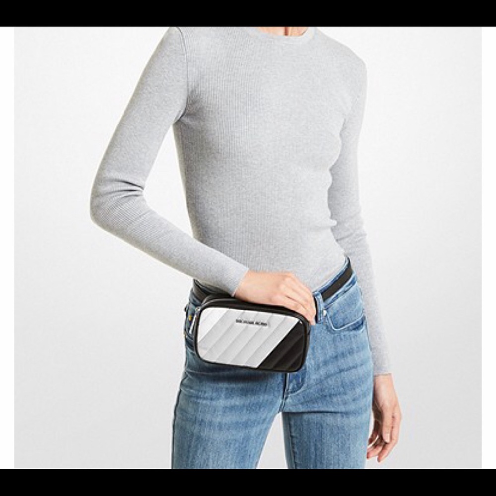 NWT MK Rose Quilted Convertible Belt Bag